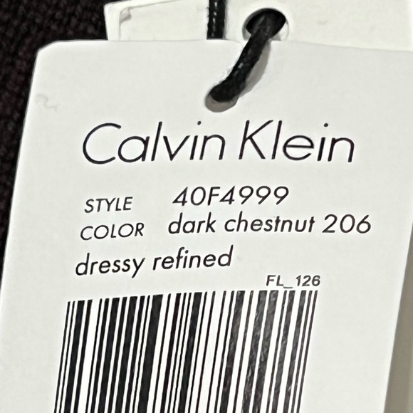 NWT Men’s Size M Maroon Calvin Klein Merino Wool Sweater - Picture 8 of 8